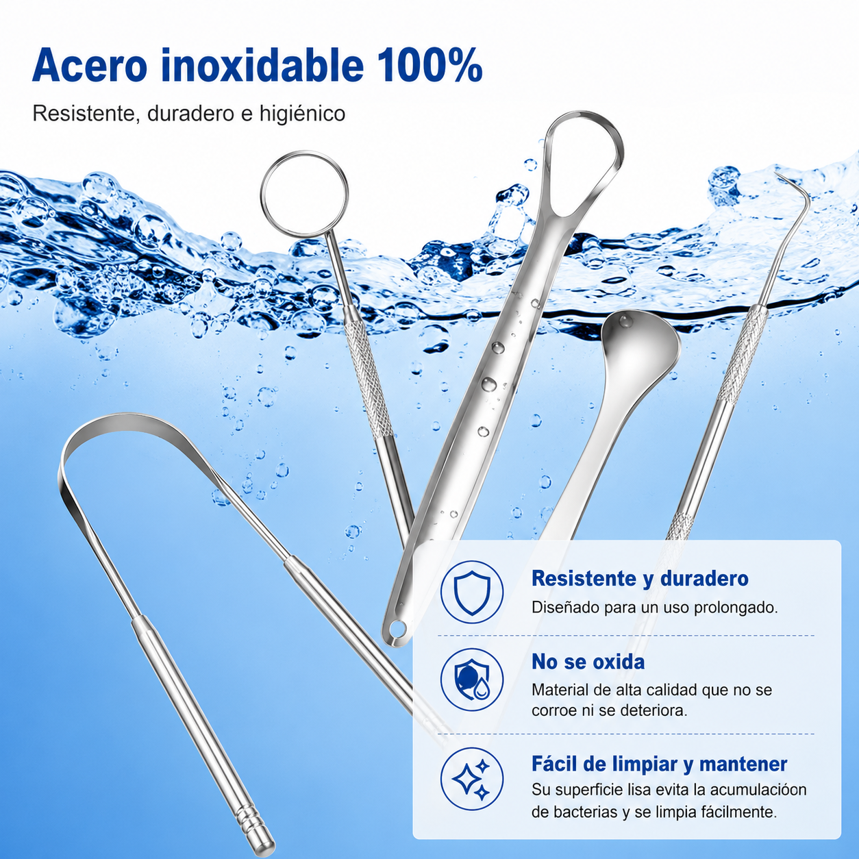 Kit Limpieza Dental Limpia Lenguas X6