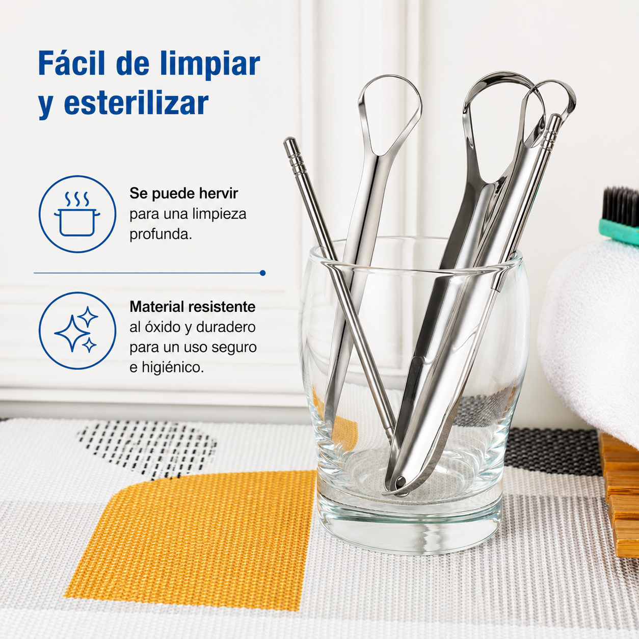 Kit Limpieza Dental Limpia Lenguas X6