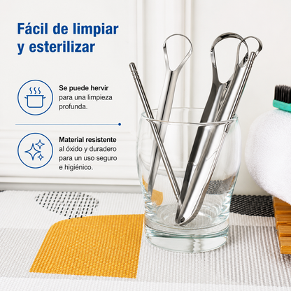 Kit Limpieza Dental Limpia Lenguas X6